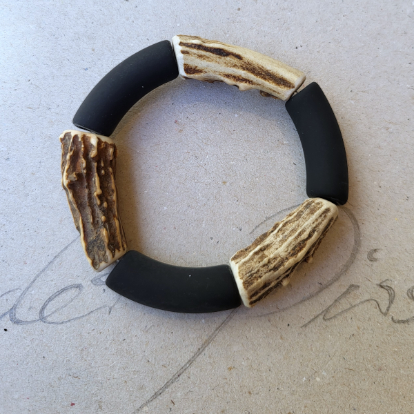 Für Waldliebhaber - Modeschmuck Handgefertigter Modeschmuck mit echtem Hirschhorn