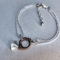 Preview: Armband mit braunem Jagdhorn
