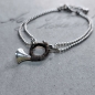 Preview: Armband mit braunem Jagdhorn