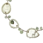 Preview: Collier Rehhornscheiben mit Phrenit