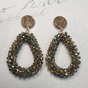 Preview: Ohrhänger Kristalltropfen