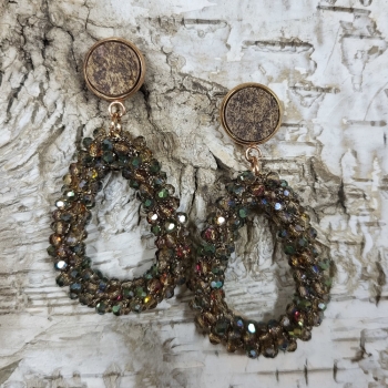 Preview: Ohrhänger Kristalltropfen