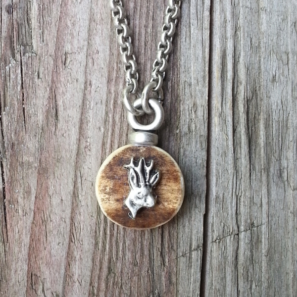 Dammwildscheibe mit Gliederkette