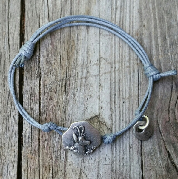 Armband Gamsbockplakette