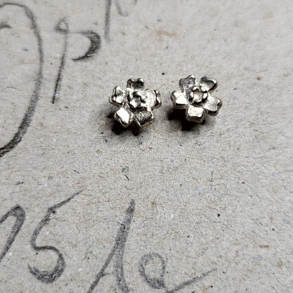 Ohrstecker Silber Vergissmeinnicht