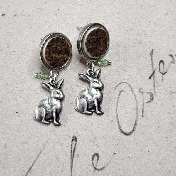 Ohrhänger Hornscheibe, Hase
