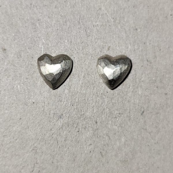 Ohrstecker Herzchen Silber