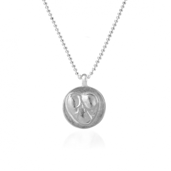 Kette mit runder Plakette