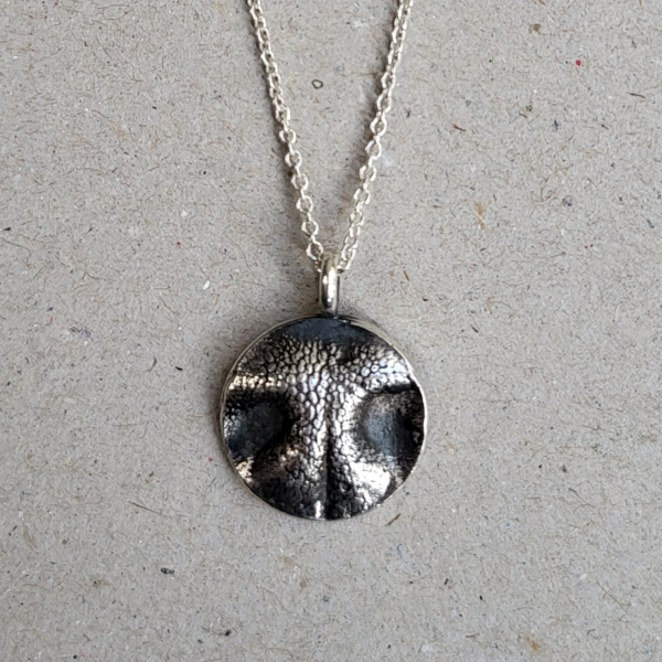 Nasenabdruck-Anhänger aus Silber – 20 mm (individuell gefertigt)