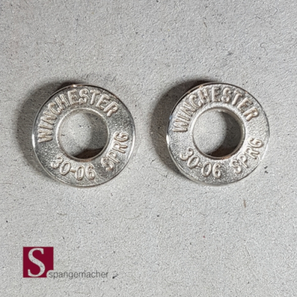 Ohrstecker Patronenhülse